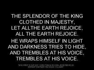 How Great is Our God UPPER case